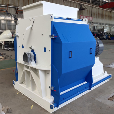Biomassa di frantumazione 8-15T/h Capacità Macinatrice di frammenti di legno Palm Kernel Shell Crusher Hammer Mill