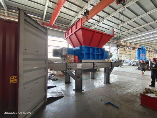 8000KG Rifiuti di cartone Trinciatore di carta industriale Trinciatore di carta