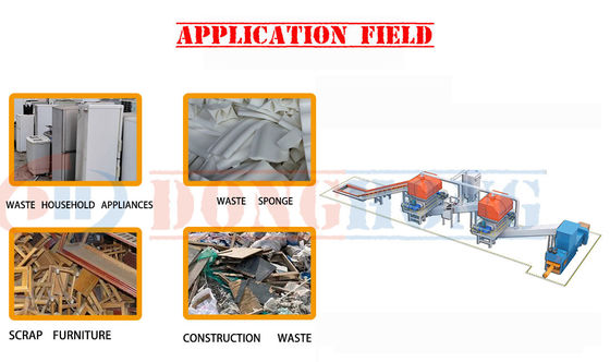 Impianto di smistamento dei rifiuti solidi urbani con capacità di produzione di RDF da 10 a 500 tonnellate