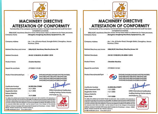 Impianto di smistamento dei rifiuti solidi urbani con capacità di produzione di RDF da 10 a 500 tonnellate