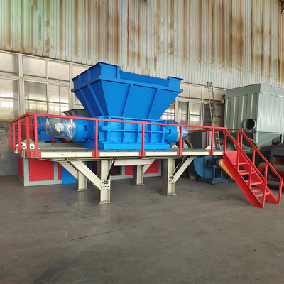 110kW Power Metal Steel Scrap e Iron Shredder Machine per la triturazione a due assi