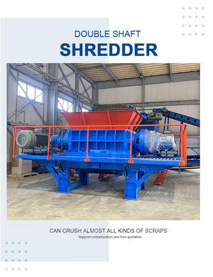 110kW Potente Twirl Shaft Shear Shredder per la triturazione pesante di acciaio e ferro