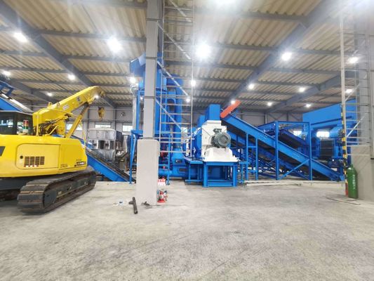 90KW Legno/metallo/gomma/plastica/cartuccio Trinciatrice con lama da coltello a scatola