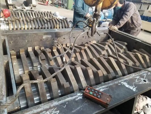 90KW Legno/metallo/gomma/plastica/cartuccio Trinciatrice con lama da coltello a scatola