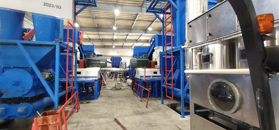 Rottami metallici industriali a doppio albero per il riciclaggio dell'alluminio ad alto livello di sicurezza