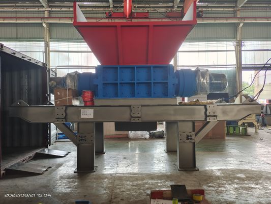 Potente trituratrice a doppio asse da 110 kW per elettrodomestici multifunzionali