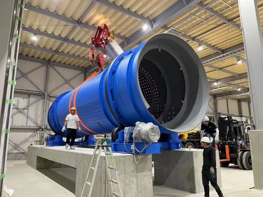 Strato di acciaio al carbonio a doppio asse trituratore per rifiuti di elettrodomestici peso 8000 kg