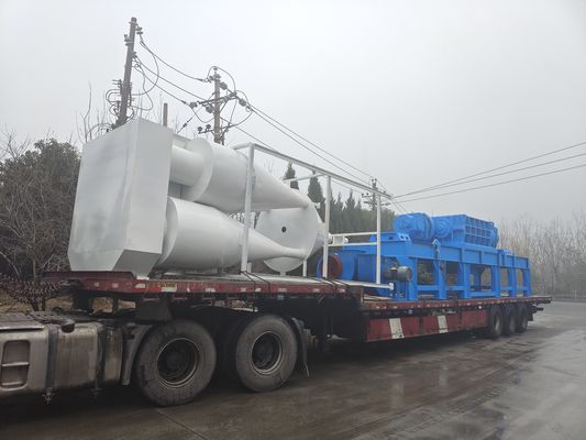 8000KG Trinciatore a doppio albero per rottami di legno attrezzature indispensabili per i negozi di alimenti e bevande