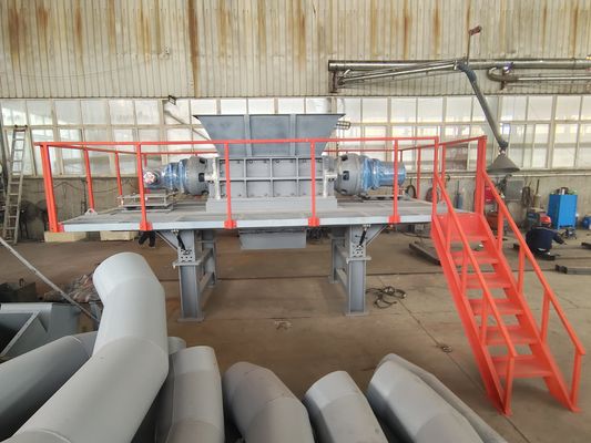 Trituratore di paglia a doppio asse personalizzato ad alta capacità per attrezzature di allevamento agricolo