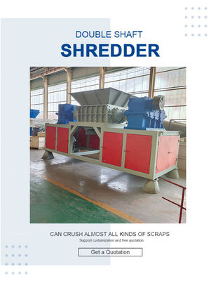 Trituratore multifunzionale versatile per la lavorazione di pallet di legno e di rifiuti di abbigliamento