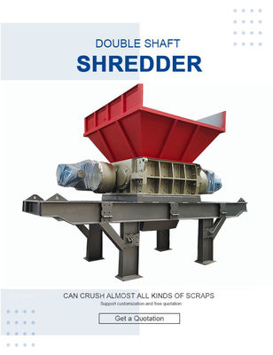 110kW Trinciatore a albero verticale per la triturazione di rottami di mobili e di utensili di uso quotidiano