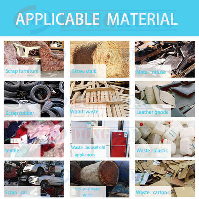 Equipaggiamento elettrico multifunzionale per il riciclaggio di metalli e plastica